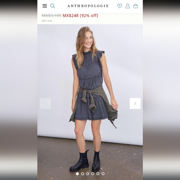 Anthropologie Jenee Tiered Tunic Dress - Picture 5 of 7